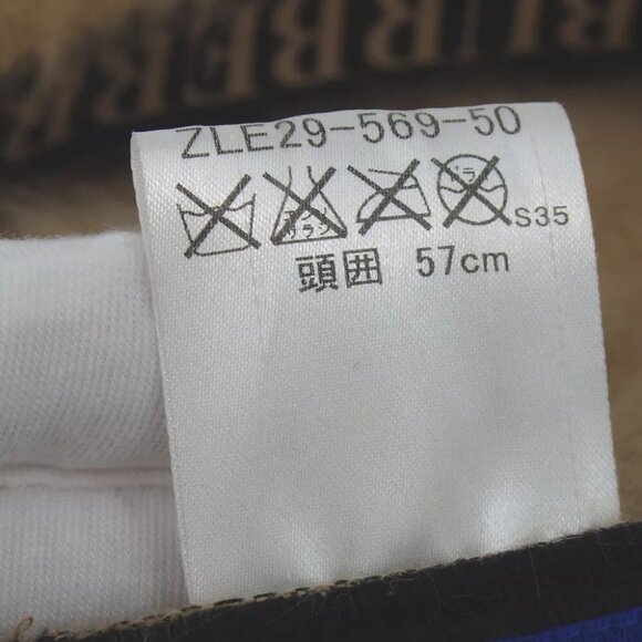 Authentic BURBERRY BLUE LABEL beret hat Angola/polyester [Used] - Picture 9 of 10
